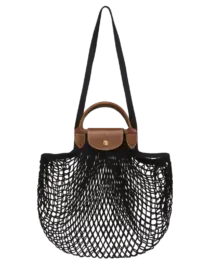 Longchamp Le Pliage Filet L Mesh Bag – Black vip time amman jordan